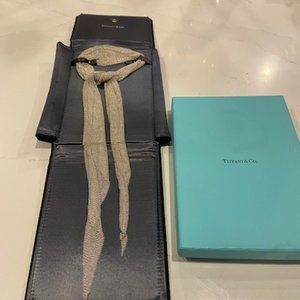Tiffany & Co.  Elsa Peretti Sterling Silver Mesh Scarf Necklace Large 41.5"